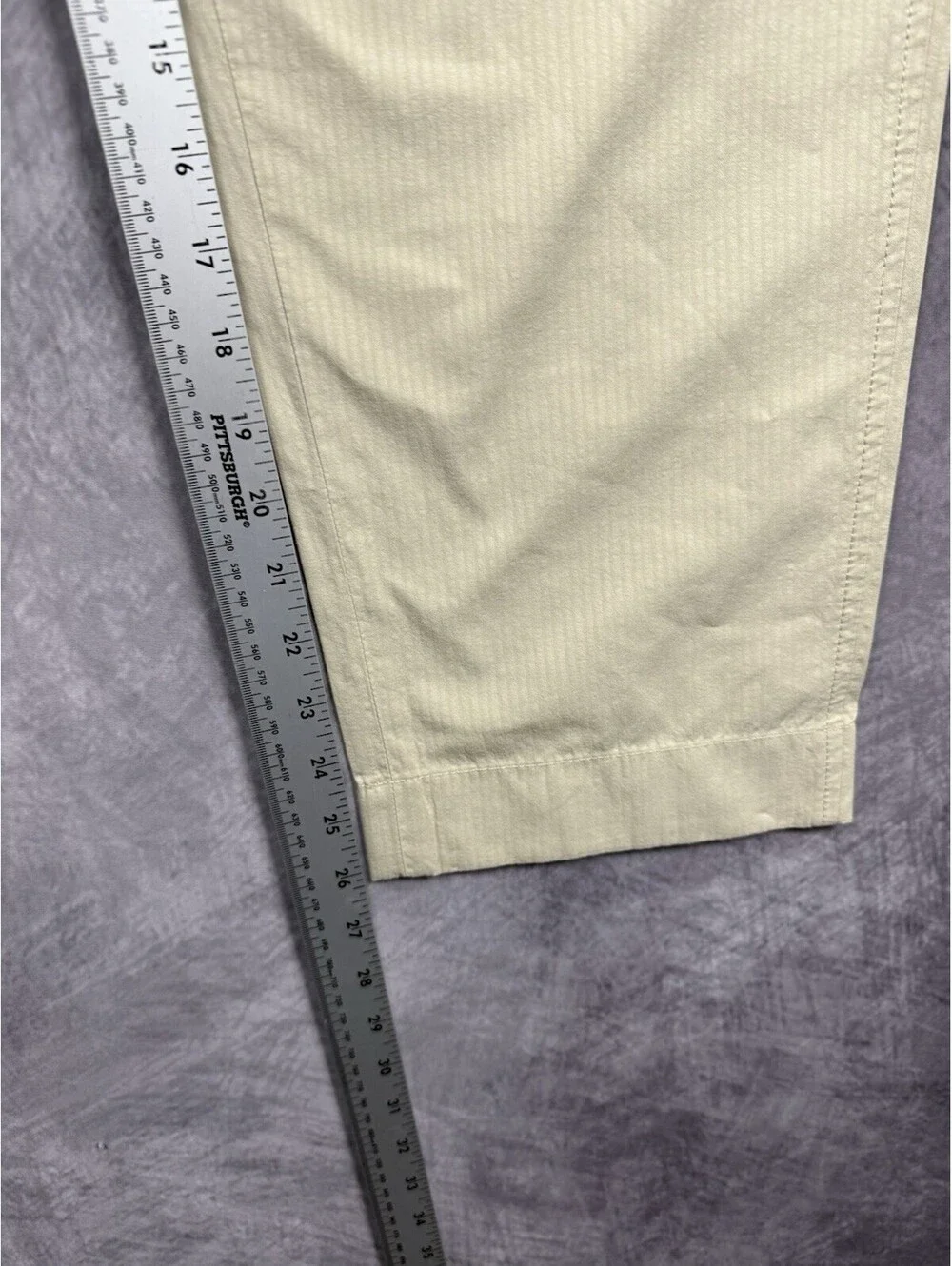Sid Mashburn Side Tab Sport Trouser Pants 35x26 Beige